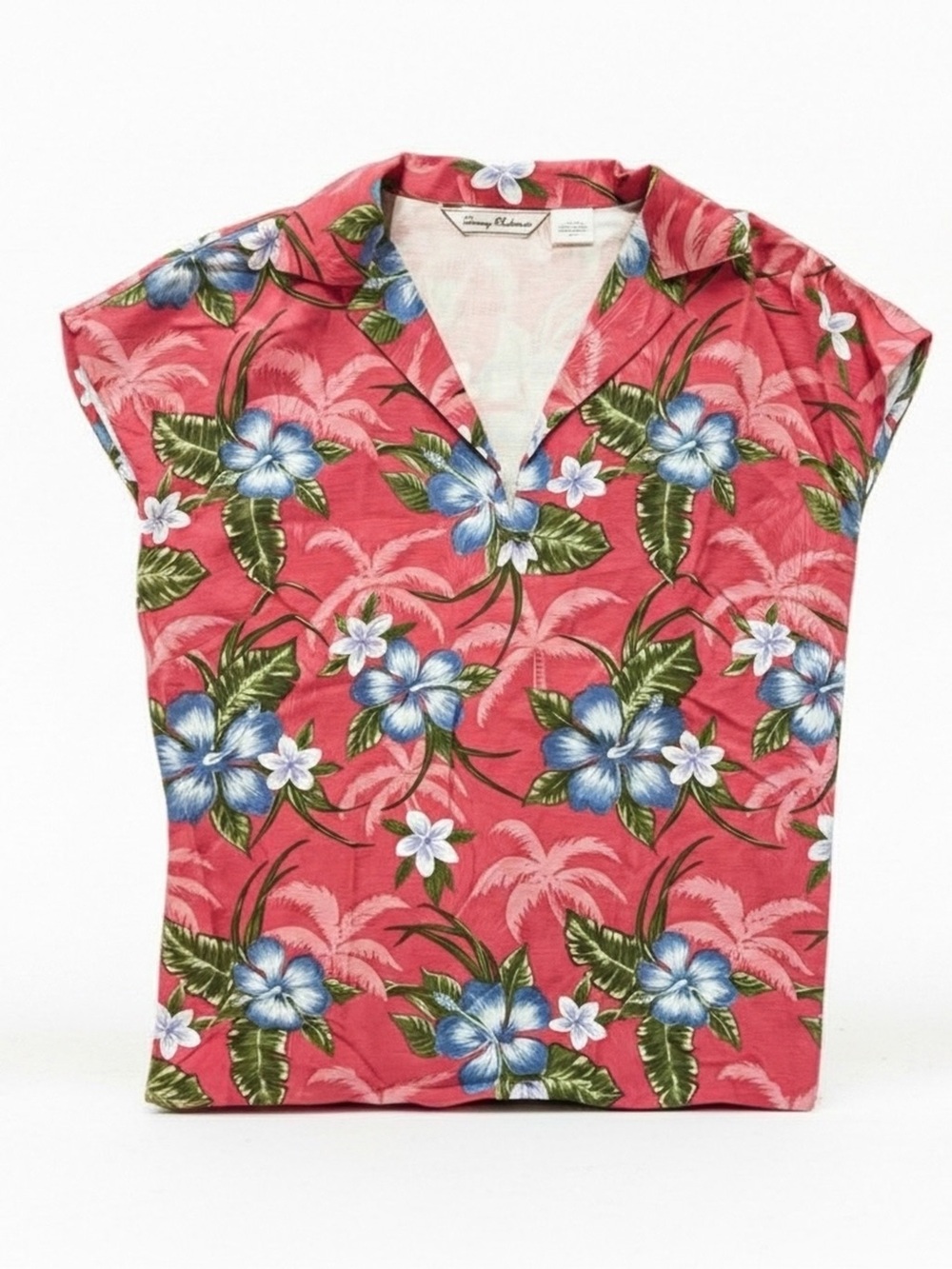 Tommy Bahama Pink Floral Silk Shirt